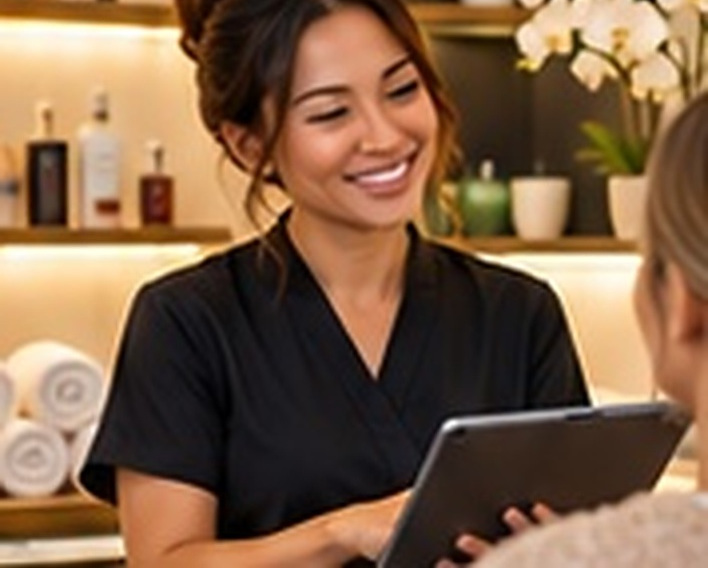 Beauty and wellness consultation