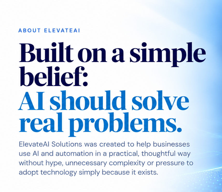 Built on a simple belief: AI should solve real problems.